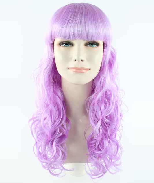 Wigs2you ハロウィン パーティー プレミアム H-823 バットマン 女性ジョーカー ウィッグ パープル色