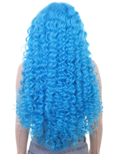 Wigs2you ハロウィンパーティープレミアムレディース H-1486 美しいルックを手に入れよう！マリンマーメイド ウィッグ 明るいブルー