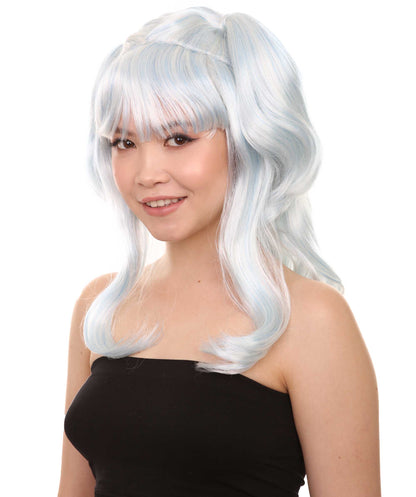 Wigs2you ハロウィンパーティープレミアム レディース H-800 バナナエンジェルウィッグ スカイブルー色