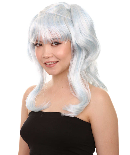 Wigs2you ハロウィンパーティープレミアム レディース H-800 バナナエンジェルウィッグ スカイブルー色
