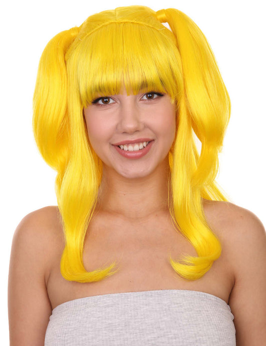 Wigs2you ハロウィンパーティープレミアム レディース H-777 バナナエンジェルウィッグ イエロー色