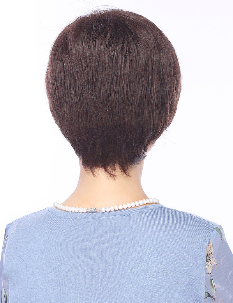 Mrs Styles 短い HHB-058 ヒューマンヘアブレンド パーフェクション ボリュームとカバレッジのため