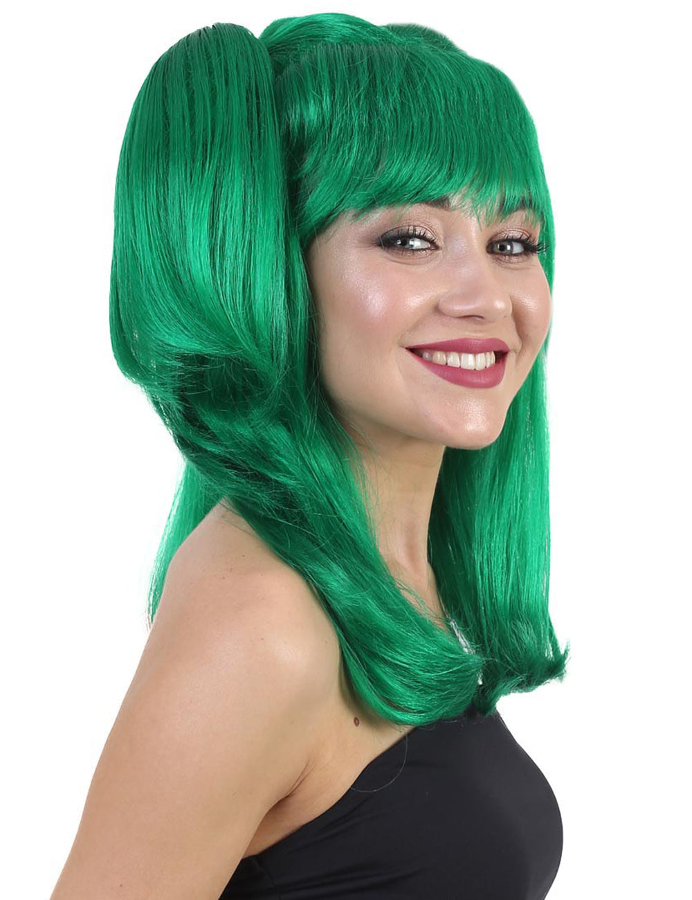 Wigs2you ハロウィンパーティープレミアム レディース H-780 バナナエンジェルウィッグ ダークグリーン色