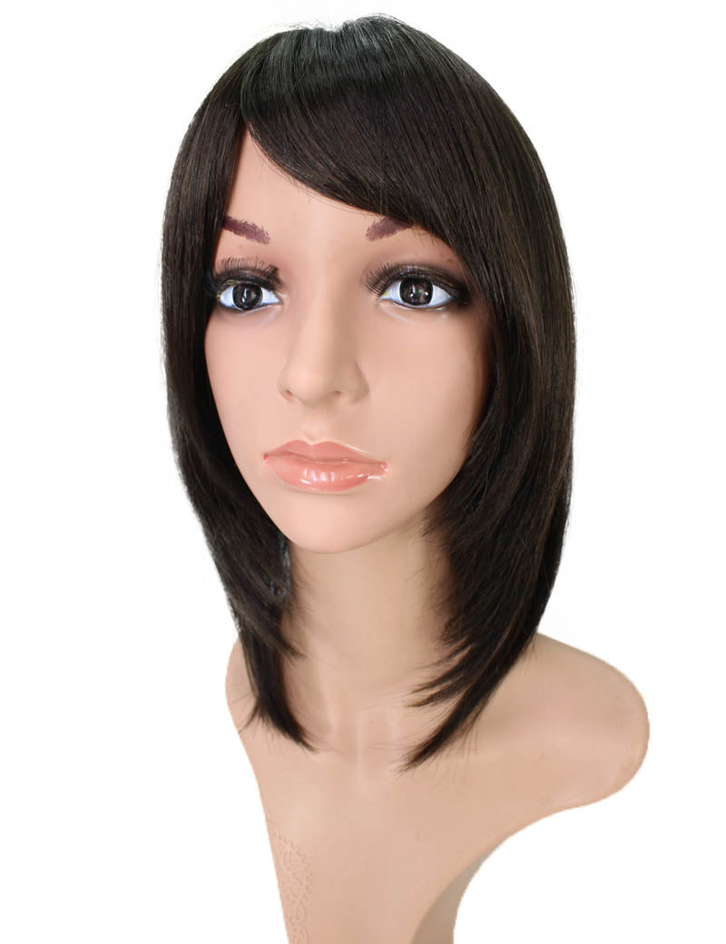 ミディアムウィッグ | イイ女の雰囲気のあるフェミニンMAXの一品 | 美人髪に拘る方におススメ | ウィッグネット付き W-213