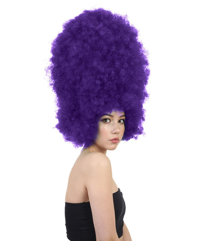 Wigs2you ハロウィンパーティ プレミアムレディース H-2011 着用しやすい 超巨大 バイオレット アフロウィッグ スタイルを大きくする