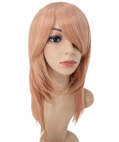 レディースファッション C-071 ロングストレート C-ワインレッド コスプレヒートスタイラブルウィッグ