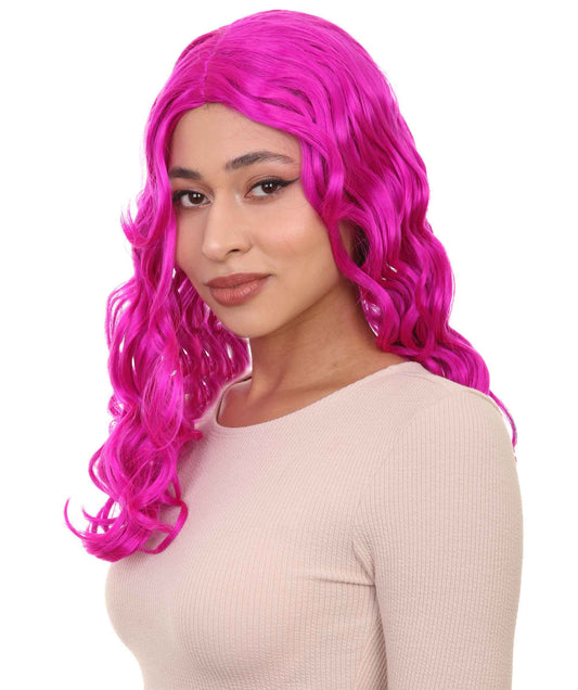 Wigs2you ハロウィンパーティープレミアムレディース H-1113 とても快適なアリスウィッグ 鏡の国のアリス ネオンフューシャカラー