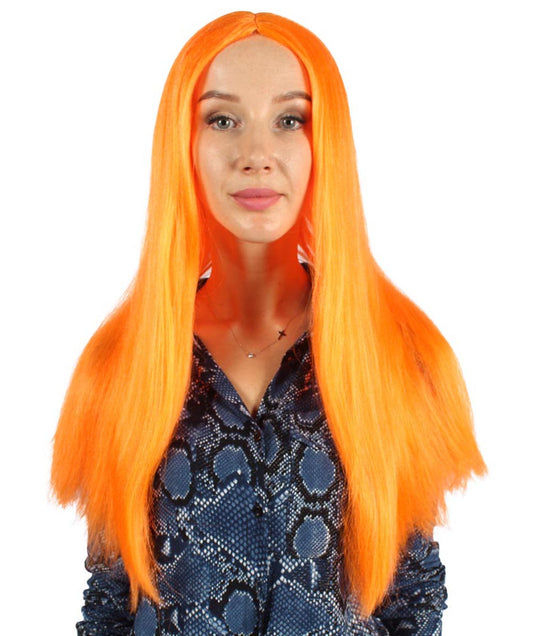 Wigs2you ハロウィンパーティープレミアム H-853 悪の花嫁 II 女性ウィッグ パンプキンオレンジ色