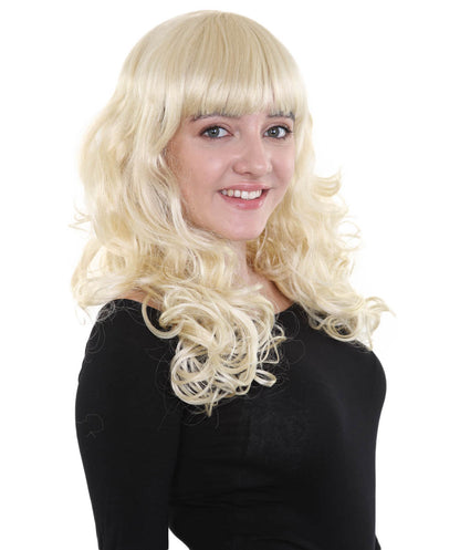 Wigs2you ハロウィンパーティープレミアム H-832 バットマン 女性ジョーカーウィッグ ブロンドカラー