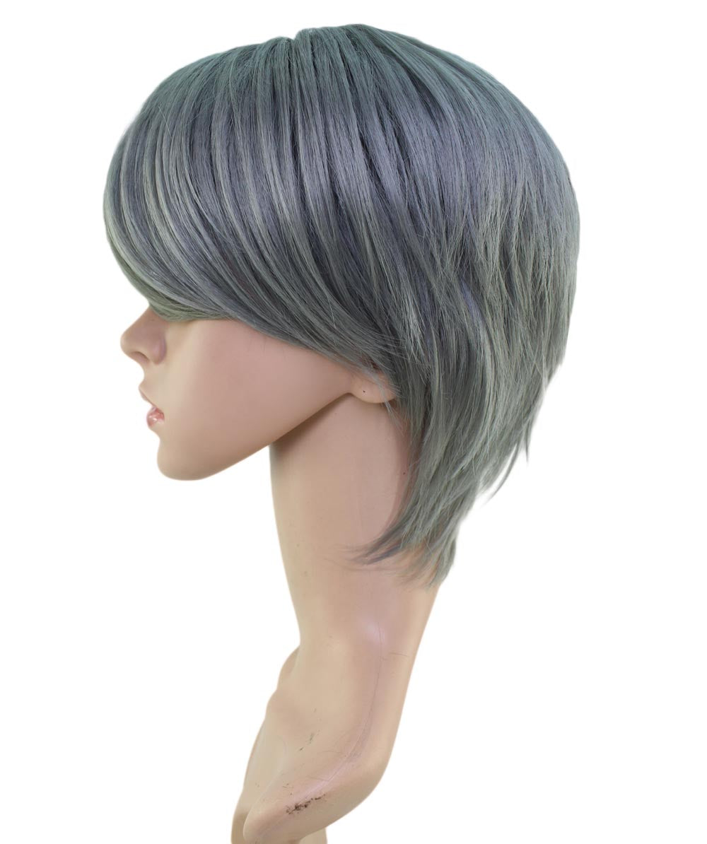 レディースファッション C-055 ショート C-ダークシーグリーン コスプレヒートスタイラブルウィッグ