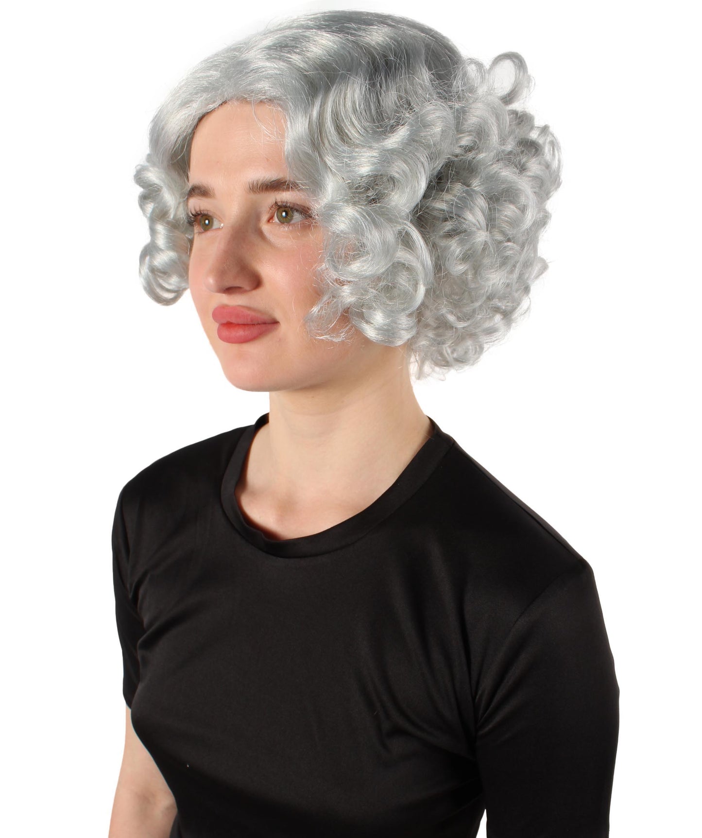 ハロウィンパーティプレミアムレディース H-5753 架空のアフリカ系アメリカ人の高齢女性のコメディキャラクターウィッグ