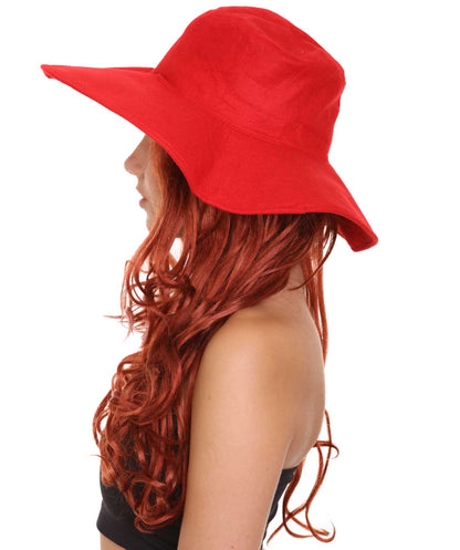 ハロウィンパーティプレミアム H-5236 レディース コスプレ魔女の長い茶色のウィッグ帽子付き