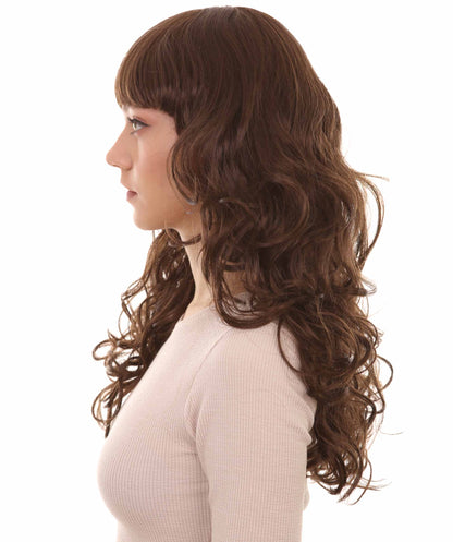 Wigs2you ハロウィン パーティー プレミアム H-838 バットマン 女性ジョーカー ウィッグ ダークブラウン色