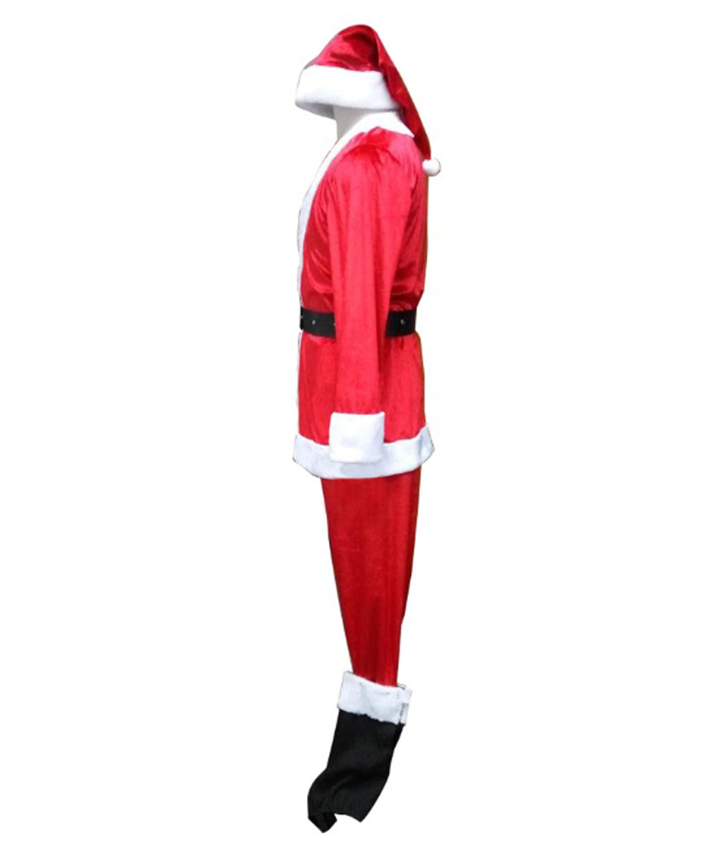 Wigs2you.com JCX-007男性のクリスマスサンタクロースコスチュームとひげ,コスプレ衣装 。