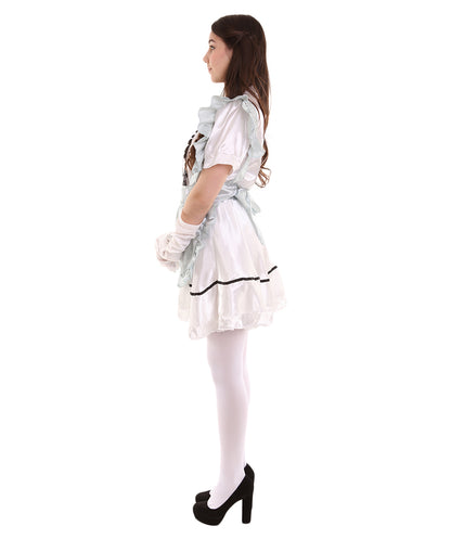 女性用 JCO-326_20 アニメ コスプレ フレンチメイド ファンシー ドレス シルバー コスプレ コスチューム