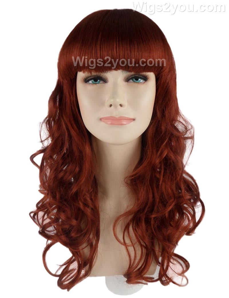 Wigs2you ハロウィン パーティー プレミアム H-812 バットマン 女性ジョーカー ウィッグ ダークオーバーン色
