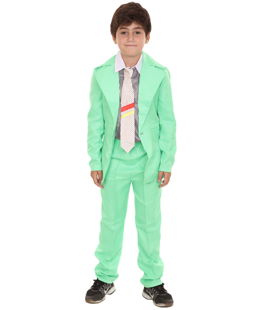 シンガー ボウイ JCP-028_2(Kids) コスプレコスチューム（子供用） ライトグリーン
