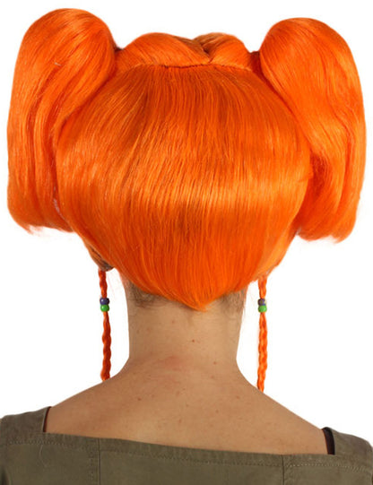 Wigs2you ハロウィンパーティープレミアム レディース H-696 バットエンジェルウィッグ パンプキンオレンジ色