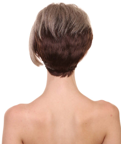 プレミアムハロウィンパーティー H-5371 女性用 ショートクラシック ミニバンカレンマムウィッグ ブロンド