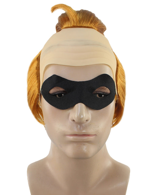 ハロウィンパーティ プレミアム 男性用 H-4407 「インクレディブル・ファミリー2」Mr.インクレディブルゴールデンブラウンウィッグとマスクセット