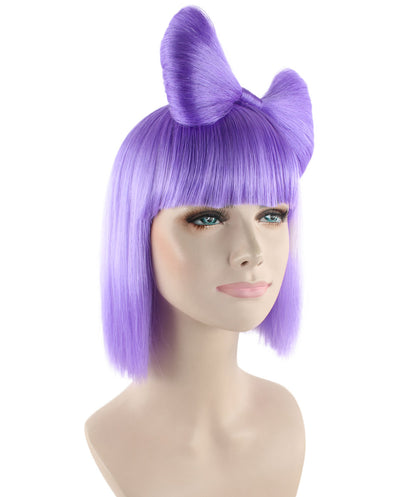 ハロウィンパーティ プレミアムレディース H-1668 ライラックバタフライウィッグ