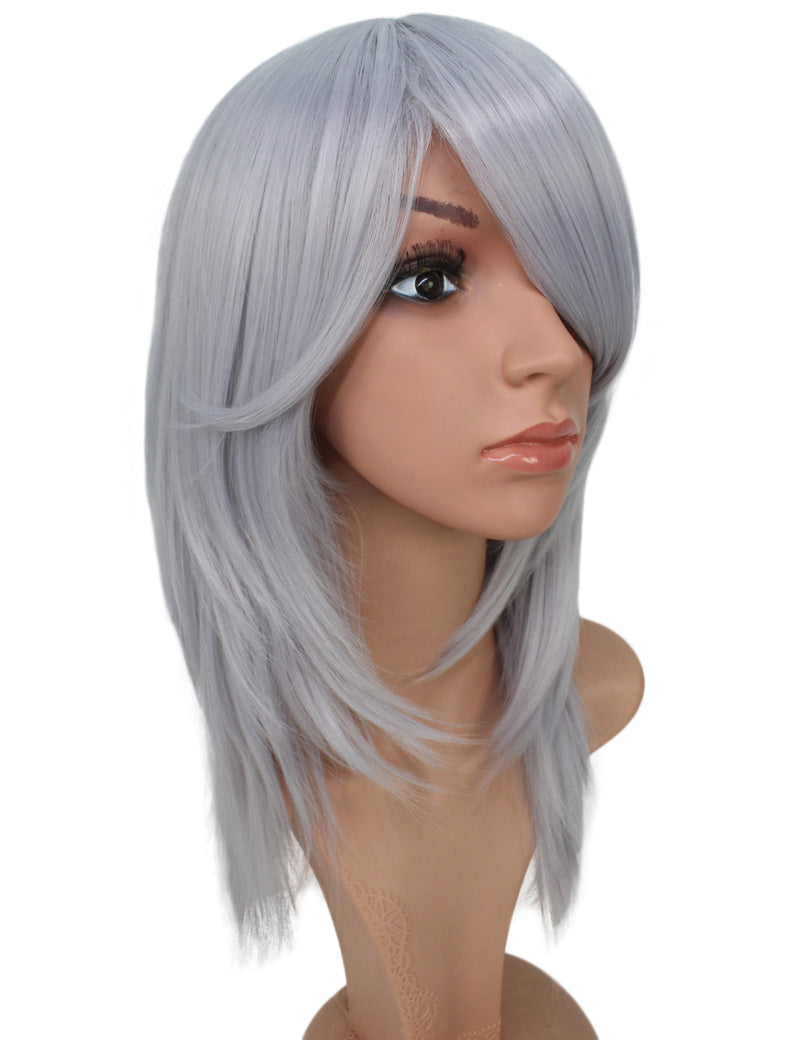 レディースファッション C-071 ロングストレート C-ワインレッド コスプレヒートスタイラブルウィッグ