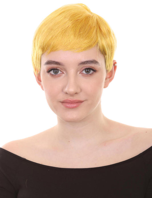 Wigs2you ハロウィンパーティープレミアム レディース H-594 コウノトリウィッグ ゴールデンイエロー
