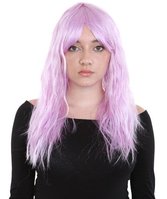 Wigs2you ハロウィンパーティープレミアムレディース H-1767 着け心地が良い とても快適 グラマラマ ライトパープルウィッグ