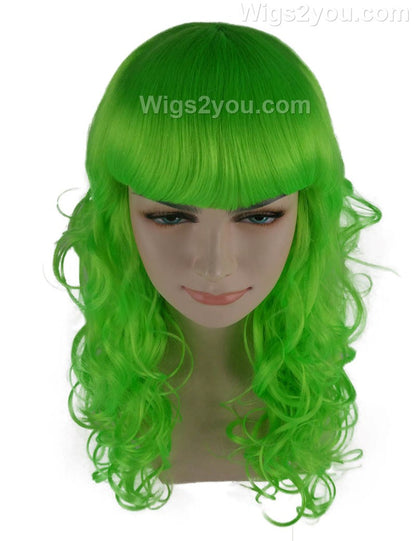 Wigs2you ハロウィン パーティー プレミアム H-816 バットマン 女性ジョーカー ウィッグ Lt グリーンカラー