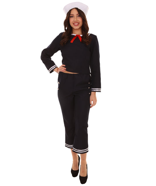 大人の女性用 JCO-348 セーラーコスチューム ネイビー コスプレコスチューム