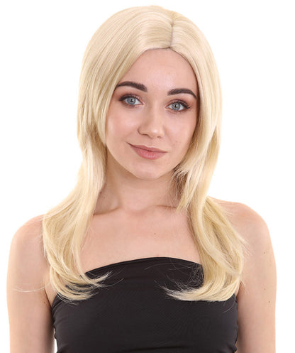Wigs2you ハロウィンパーティープレミアム H-951 3レイヤーのパーティーガールウィッグ Lt ブロンドカラー