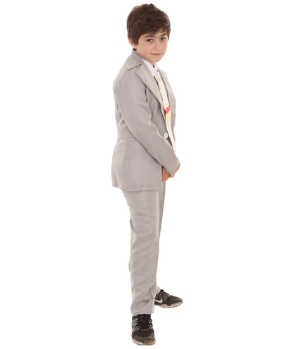 シンガー ボウイ JCP-028_6(Kids) コスプレコスチューム（子供用） グレー