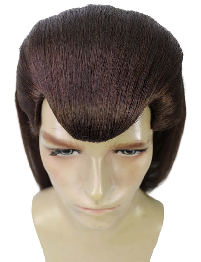 ハロウィンパーティー プレミアム 大人用 男性の「Gareth Bale」の茶色のウィッグ H-5698