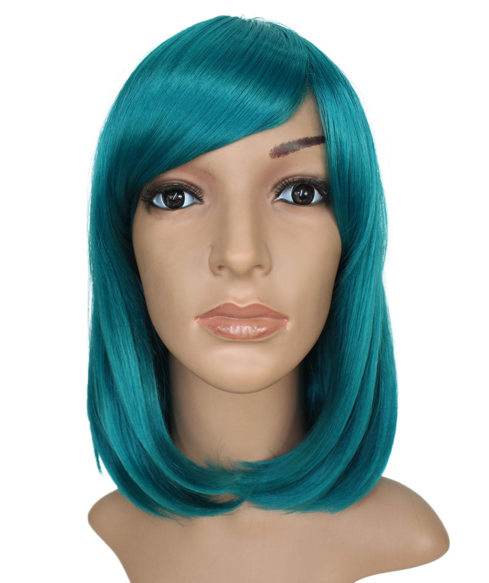 Wigs2You ミディアムストレートウィッグ サイドバング付き フルウィッグ 耐熱ファイバー製 コスプレ・イベント用 - サンディブラウン C-069