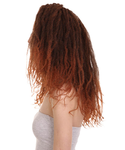 Wigs2youハロウィンパーティープレミアムレディースH-1963 美しい見た目のデラックスドレッドロックヘッドバンド付きウィッグ