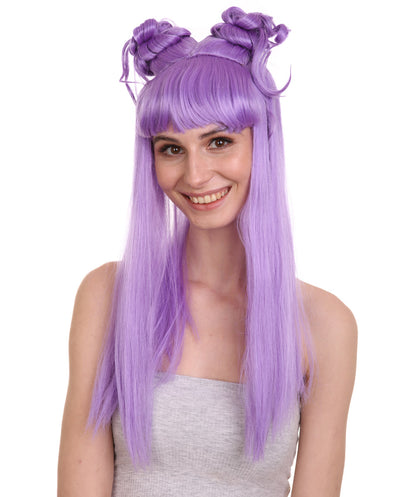 Wigs2you ハロウィン パーティー プレミアム レディース H-1206 快適なフィット感のライラック アジアン プリンセス ウィッグ