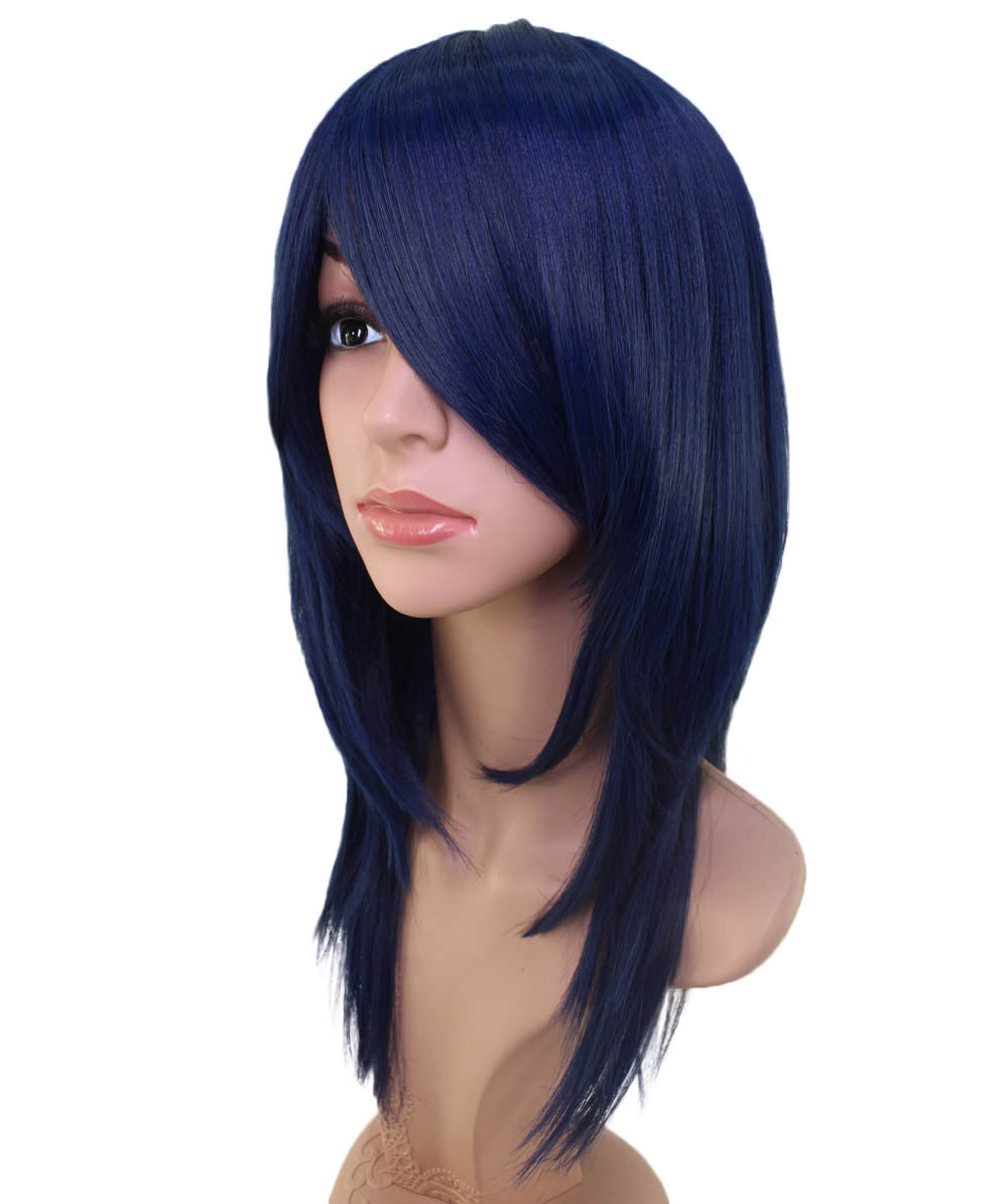 レディースファッション C-071 ロングストレート C-ワインレッド コスプレヒートスタイラブルウィッグ