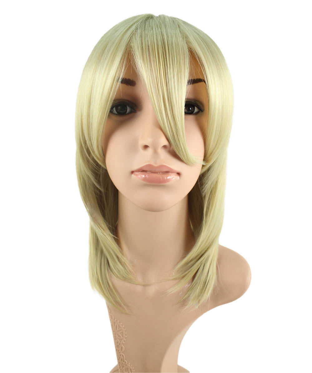 レディースファッション C-057 ミディアム C-ライトバイオレット コスプレヒートスタイラブルウィッグ