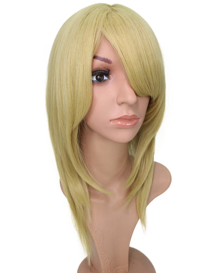 レディースファッション C-071 ロングストレート C-ワインレッド コスプレヒートスタイラブルウィッグ