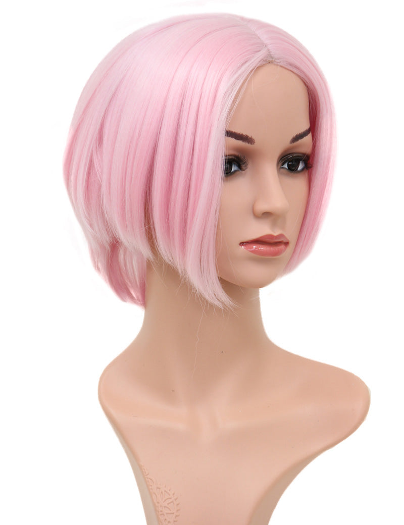 レディースファッション C-047 ショート C-ライトグレー コスプレ ヒートスタイルウィッグ