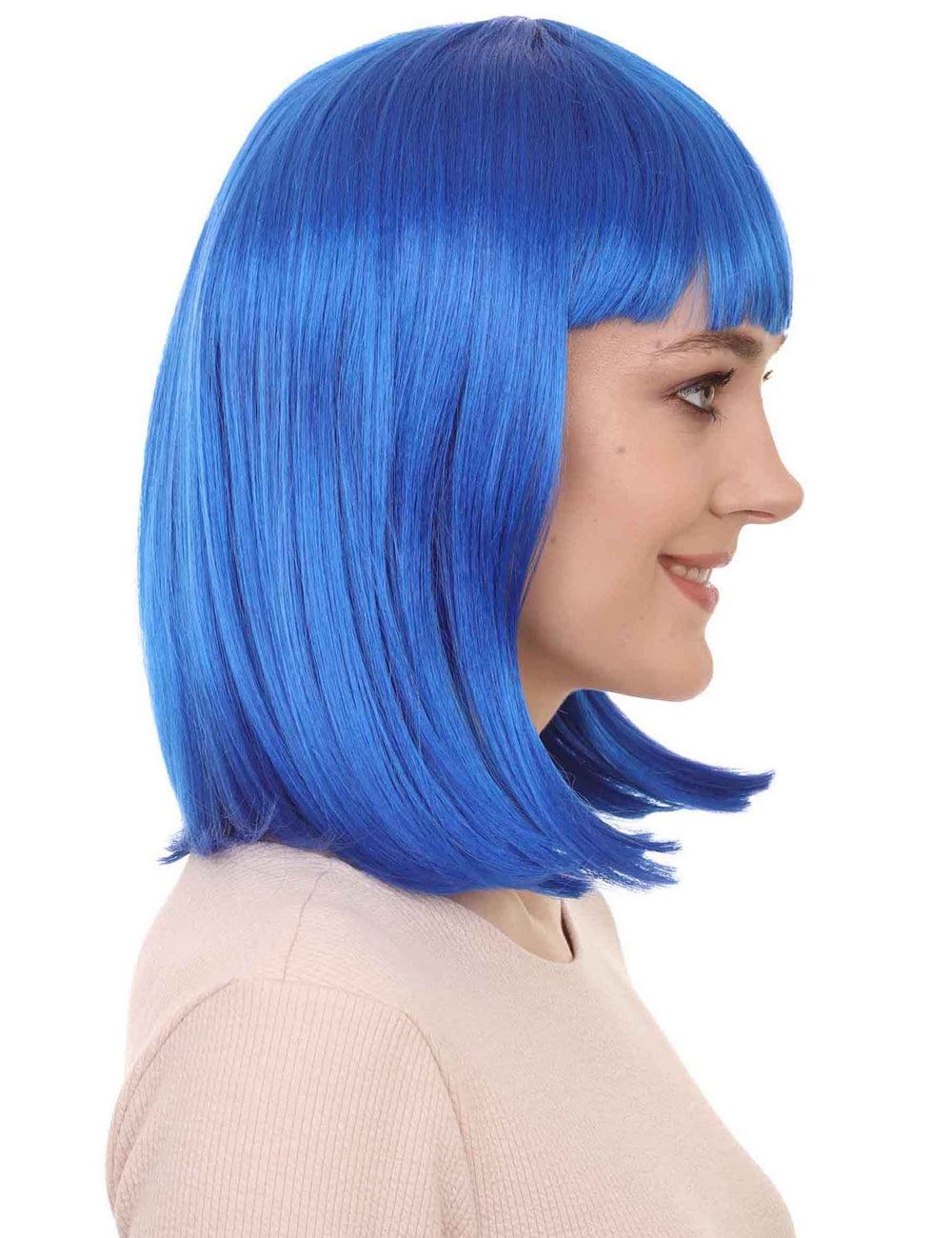 Wigs2you ハロウィンパーティー プレミアム レディース H-659 ダークブルー ボブウィッグ