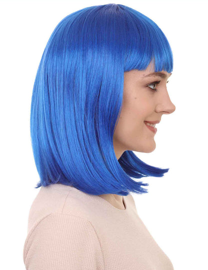 Wigs2you ハロウィンパーティー プレミアム レディース H-659 ダークブルー ボブウィッグ
