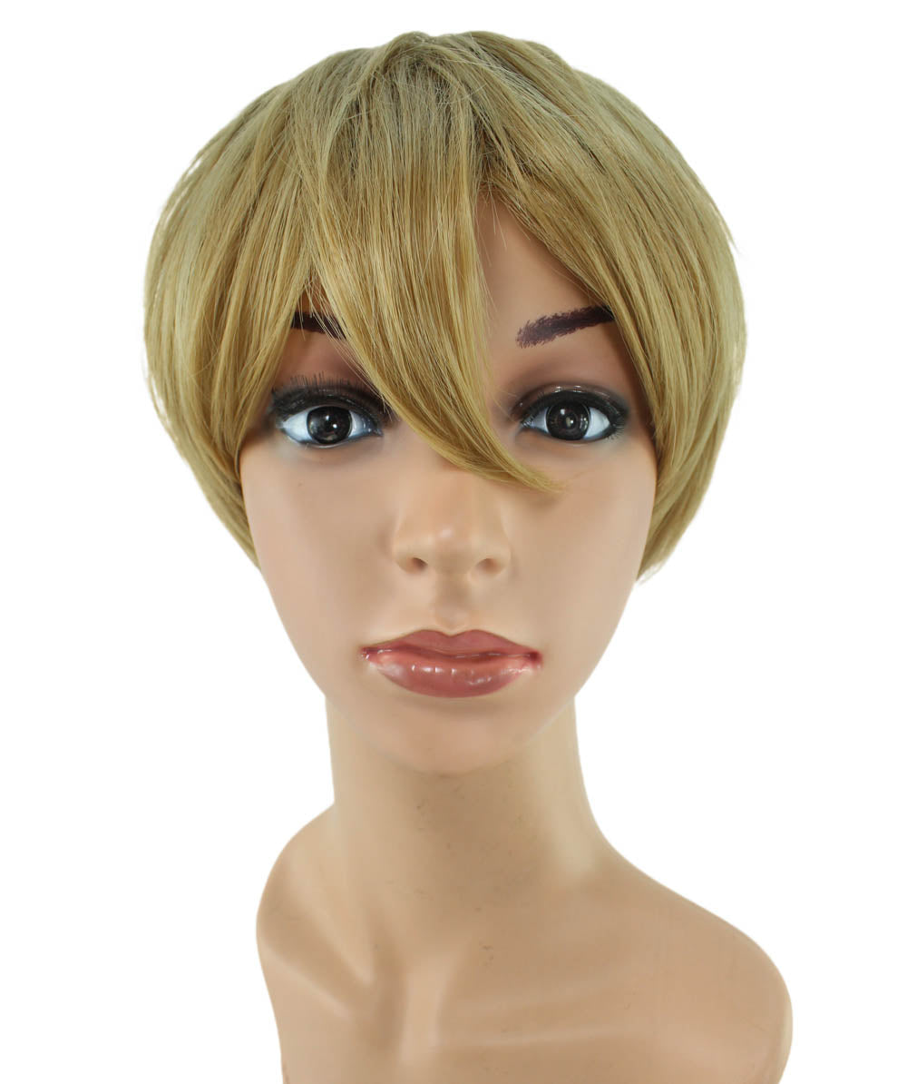 Wigs2you コスプレウィッグ ブルーロック 潔世一 糸師凛 機動戦士ガンダムSEED キラ・ヤマト風 茶髪 日本製高級ファイバー使用 C-056 フルウィッグ 耐熱 コスプレ ハロウィン 男装 メンズ 簡単 小顔 最高級 ナチュラル かつら Wig コスプレウィッグ
