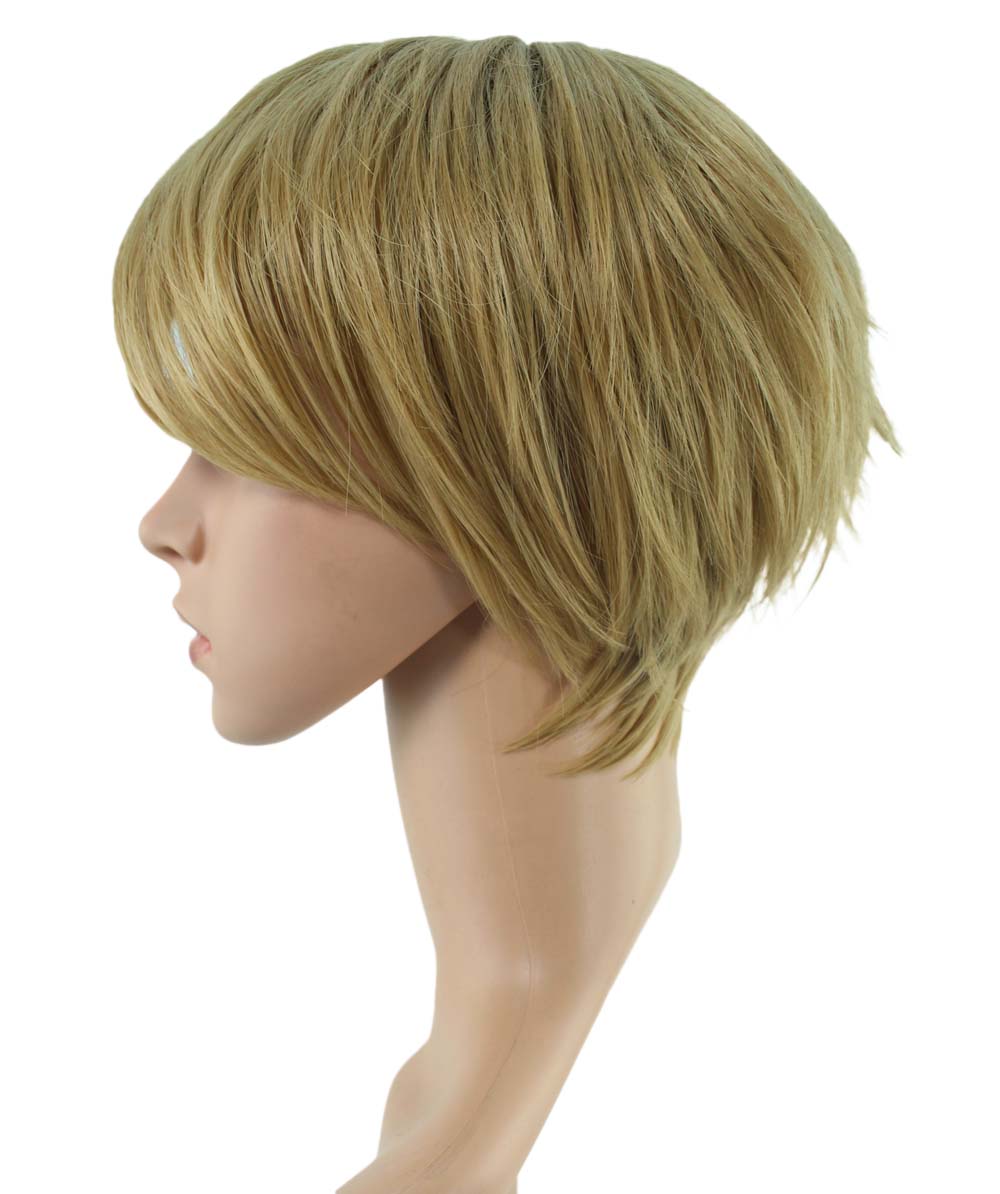 Wigs2you コスプレウィッグ ブルーロック 潔世一 糸師凛 機動戦士ガンダムSEED キラ・ヤマト風 茶髪 日本製高級ファイバー使用 C-056 フルウィッグ 耐熱 コスプレ ハロウィン 男装 メンズ 簡単 小顔 最高級 ナチュラル かつら Wig コスプレウィッグ