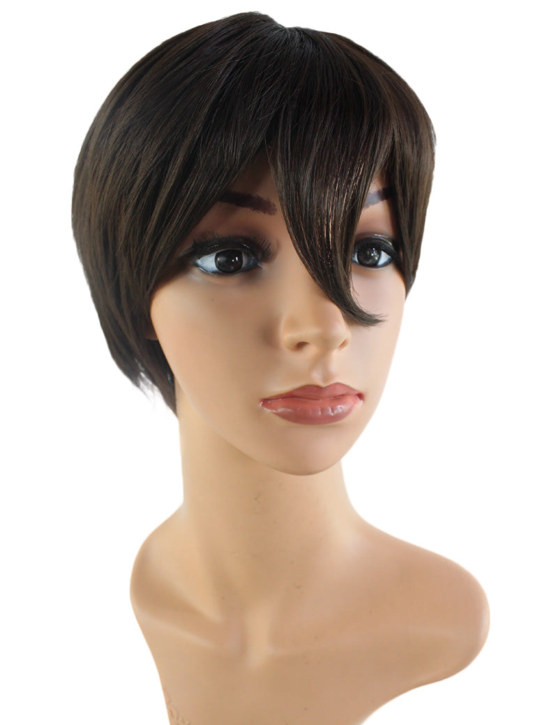 Wigs2you コスプレウィッグ ブルーロック 潔世一 糸師凛 機動戦士ガンダムSEED キラ・ヤマト風 茶髪 日本製高級ファイバー使用 C-056 フルウィッグ 耐熱 コスプレ ハロウィン 男装 メンズ 簡単 小顔 最高級 ナチュラル かつら Wig コスプレウィッグ
