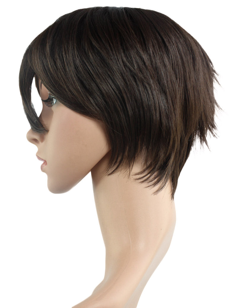 Wigs2you コスプレウィッグ ブルーロック 潔世一 糸師凛 機動戦士ガンダムSEED キラ・ヤマト風 茶髪 日本製高級ファイバー使用 C-056 フルウィッグ 耐熱 コスプレ ハロウィン 男装 メンズ 簡単 小顔 最高級 ナチュラル かつら Wig コスプレウィッグ
