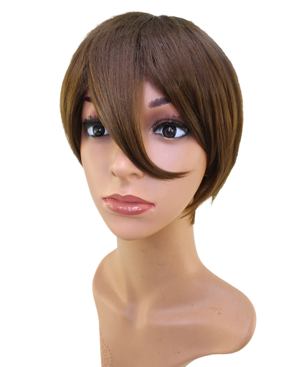 Wigs2you コスプレウィッグ ブルーロック 潔世一 糸師凛 機動戦士ガンダムSEED キラ・ヤマト風 茶髪 日本製高級ファイバー使用 C-056 フルウィッグ 耐熱 コスプレ ハロウィン 男装 メンズ 簡単 小顔 最高級 ナチュラル かつら Wig コスプレウィッグ