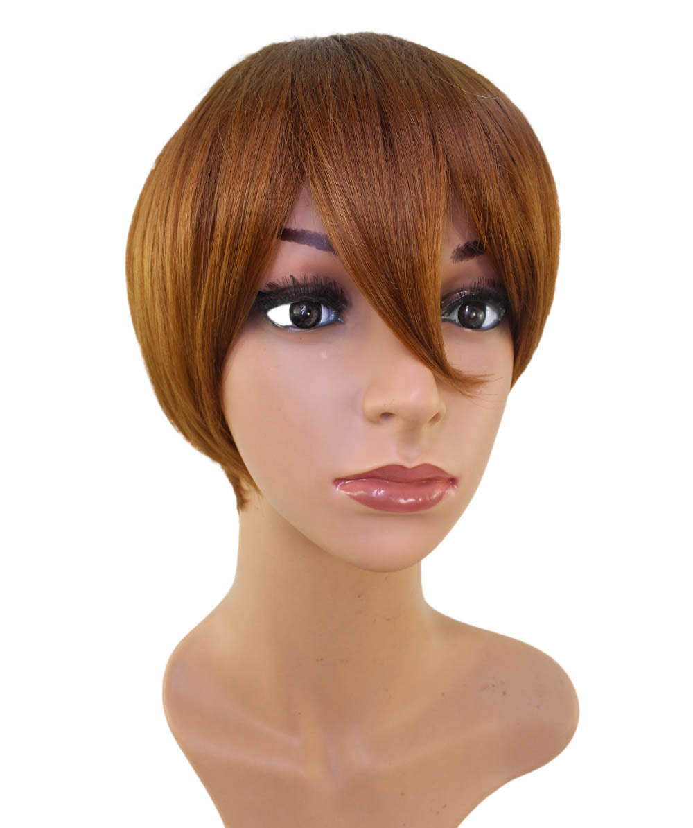 Wigs2you コスプレウィッグ ブルーロック 潔世一 糸師凛 機動戦士ガンダムSEED キラ・ヤマト風 茶髪 日本製高級ファイバー使用 C-056 フルウィッグ 耐熱 コスプレ ハロウィン 男装 メンズ 簡単 小顔 最高級 ナチュラル かつら Wig コスプレウィッグ
