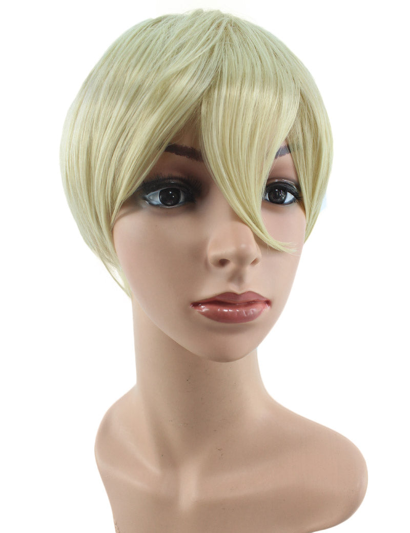 Wigs2you コスプレウィッグ ブルーロック 潔世一 糸師凛 機動戦士ガンダムSEED キラ・ヤマト風 茶髪 日本製高級ファイバー使用 C-056 フルウィッグ 耐熱 コスプレ ハロウィン 男装 メンズ 簡単 小顔 最高級 ナチュラル かつら Wig コスプレウィッグ