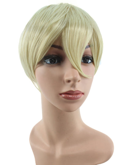 Wigs2you コスプレウィッグ ブルーロック 潔世一 糸師凛 機動戦士ガンダムSEED キラ・ヤマト風 茶髪 日本製高級ファイバー使用 C-056 フルウィッグ 耐熱 コスプレ ハロウィン 男装 メンズ 簡単 小顔 最高級 ナチュラル かつら Wig コスプレウィッグ